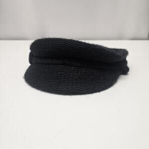 Vtg 80's Knit Knit Cap Wool Blend Cabbie Paddy Newsboy Hat Gatsby Hat
